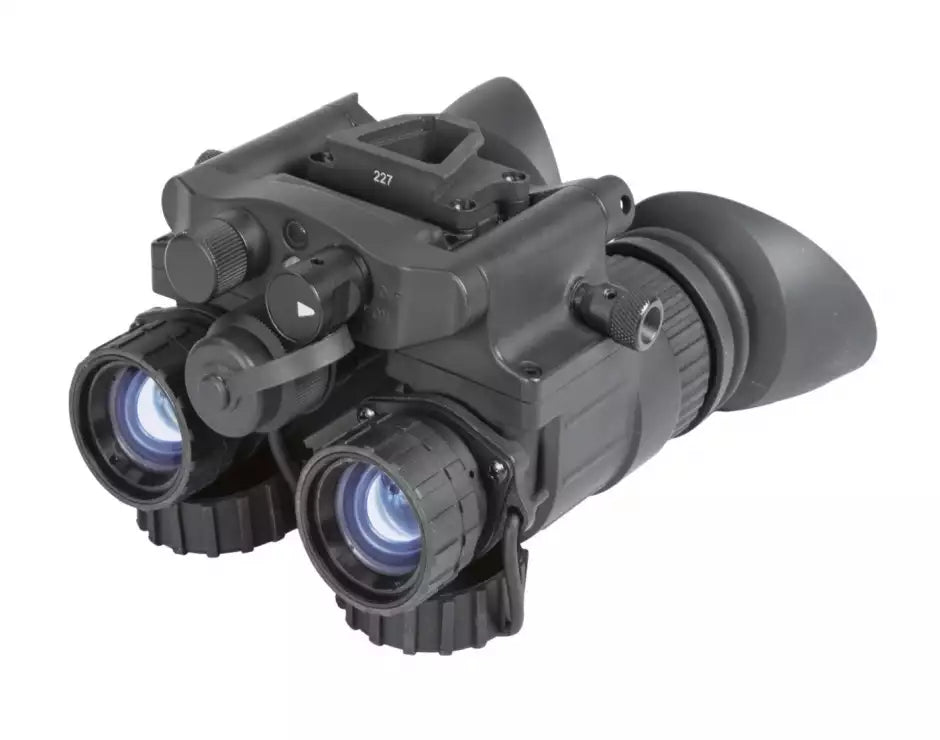 AGM NVG-40 3APW Dual Tube Night Vision Goggle/Binocular with Elbit FOM 2000+ Gen 3 Auto-Gated, P45-White Phosphor IIT