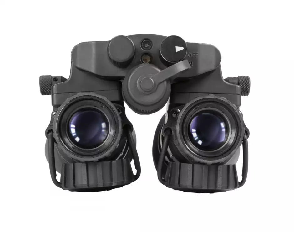 AGM NVG-40 3APW Dual Tube Night Vision Goggle/Binocular with Elbit FOM 2000+ Gen 3 Auto-Gated, P45-White Phosphor IIT