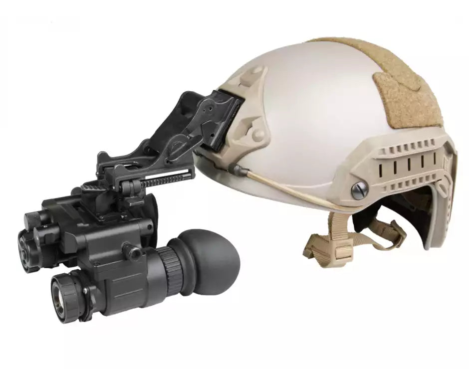 AGM NVG-50 3AW1 Dual Tube Night Vision Goggle/Binocular 51 degree FOV with Gen 3 Auto-Gated "Level 1", P45-White Phosphor IIT