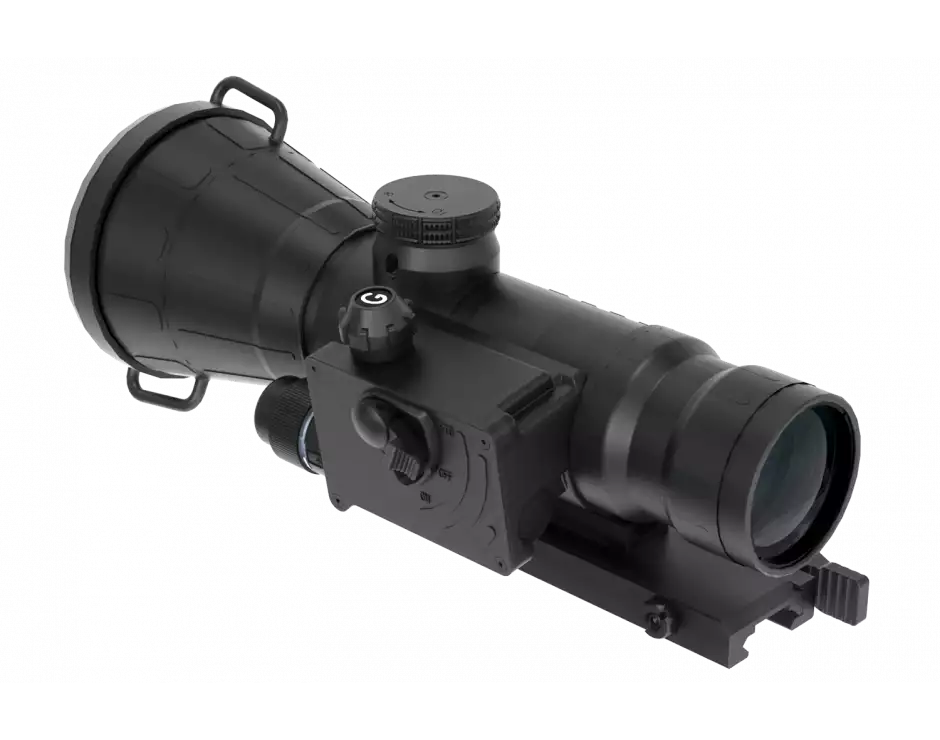 AGM Comanche-40LR 3APW Long Range Night Vision Clip-On System with FOM 2000+ Gen 3 Auto-Gated, P45-White Phosphor IIT