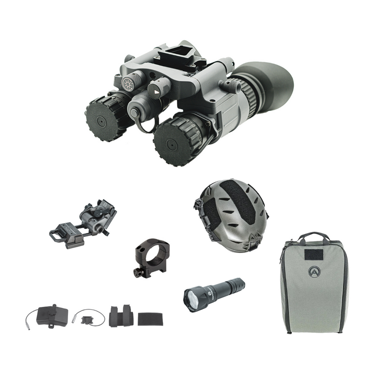 Armasight BNVD-40 Ultimate Kit - NVG, Watchman, Mount, Helmet, Bag, Battery Pack, Ring